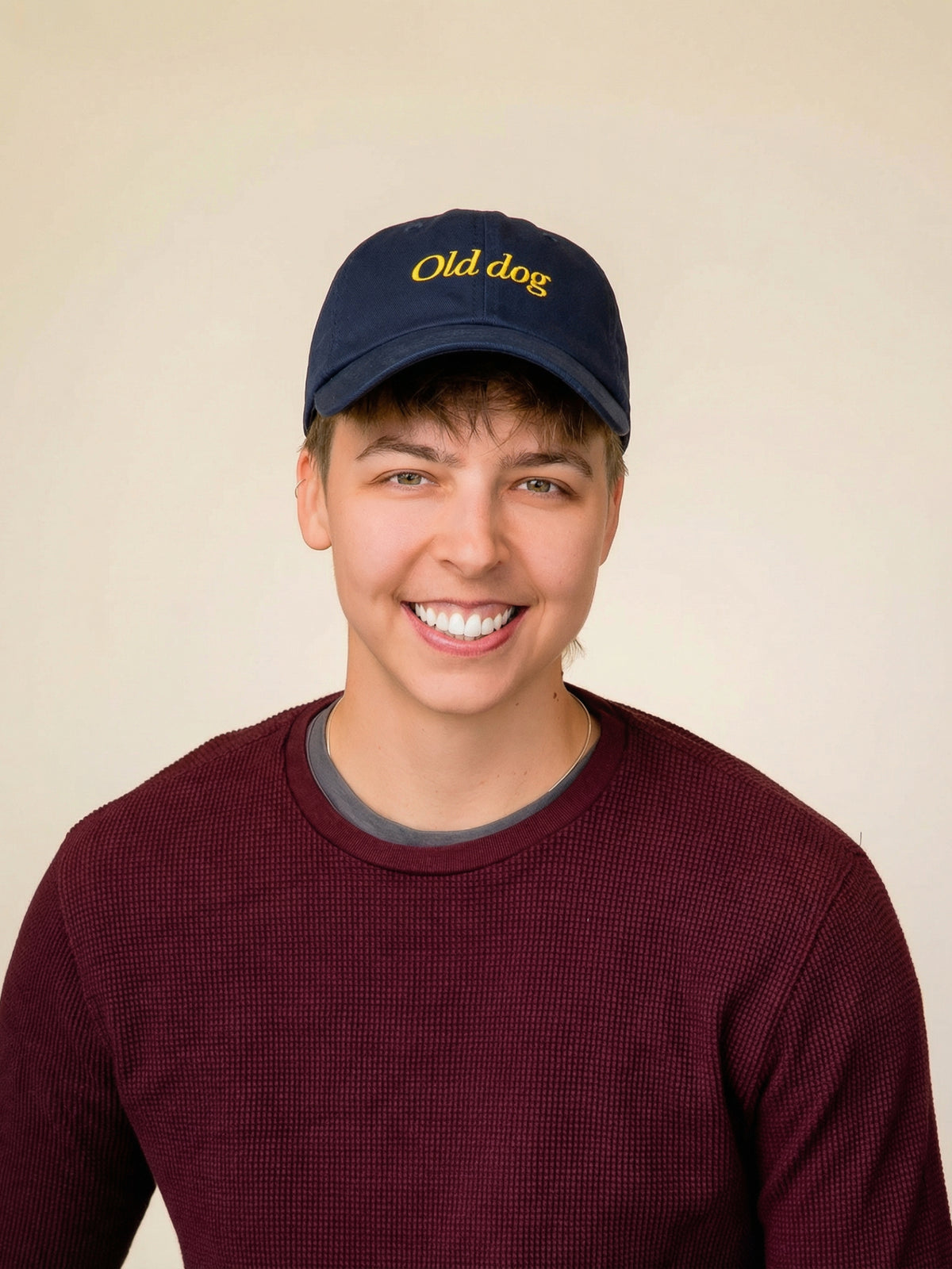Navy dad hat